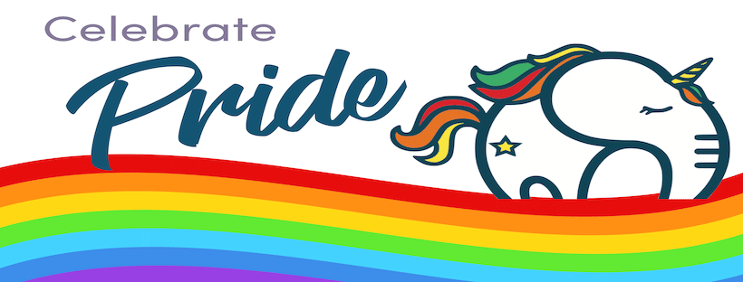 Celebrate Pride Month Facebook banner from Ellie Mental Health