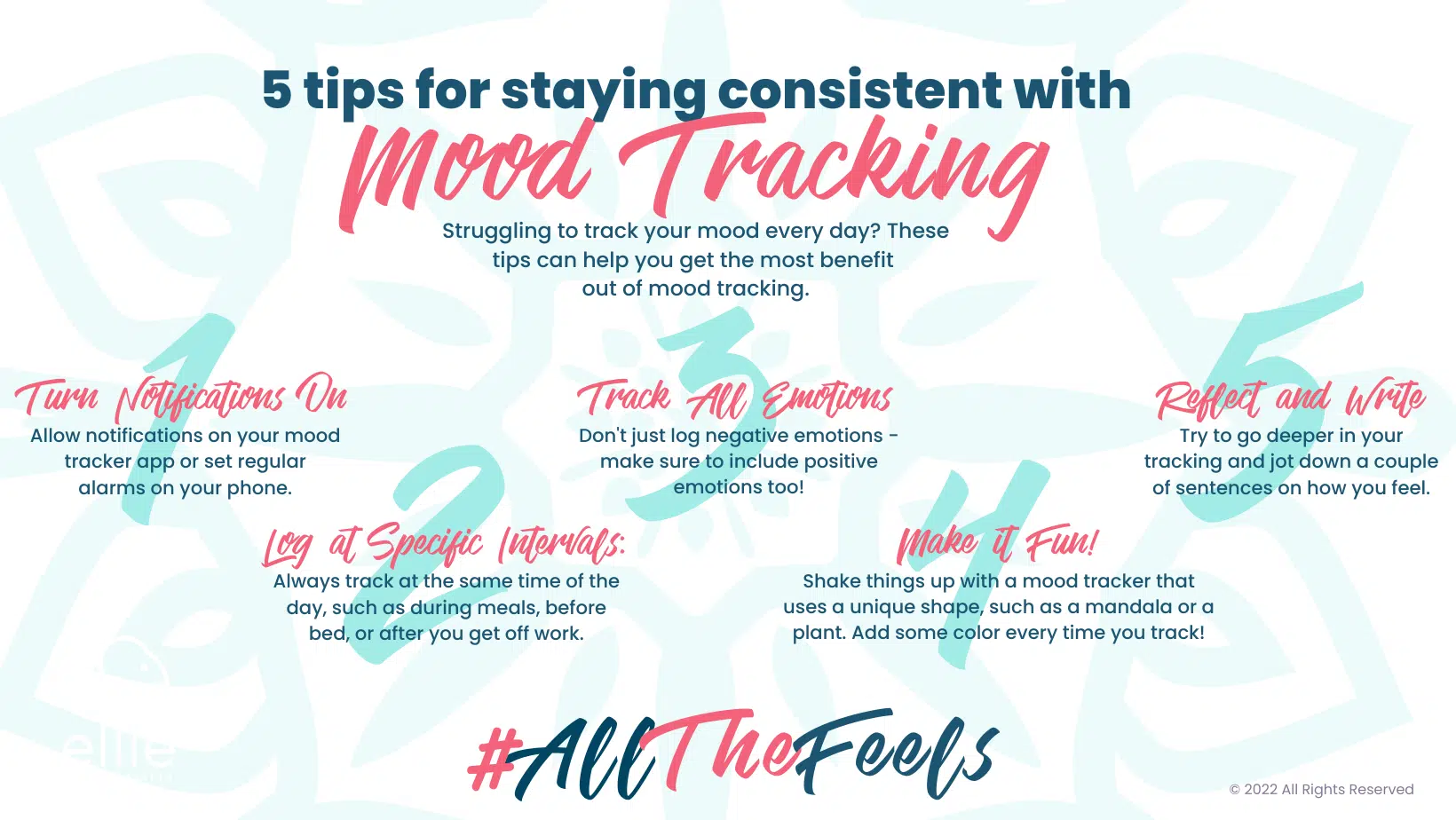 5 Tips for Staying Consistent with Mood Tracking infographic