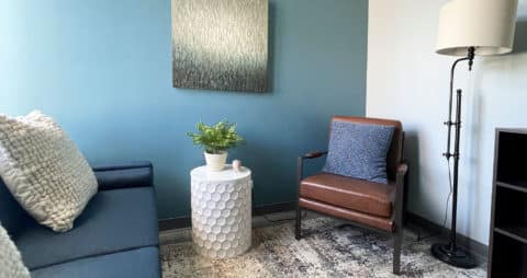Ellie Downer's Grove Therapy Room