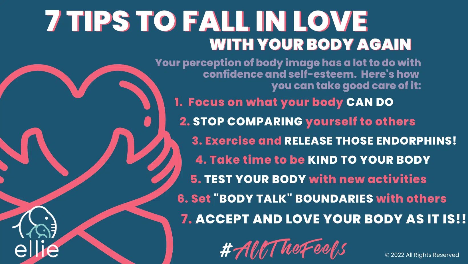7 Tips to Fall in Love With Your Body Again Infographic