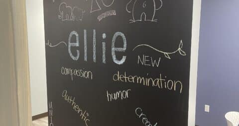 Ellie Mental Health North Richland Hills, TX Clinic Welcome Sign