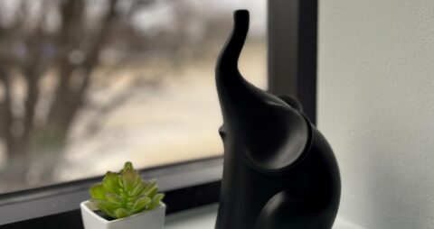 Ellie Mental Health Clinton Township, MI Clinic Elephant Statue