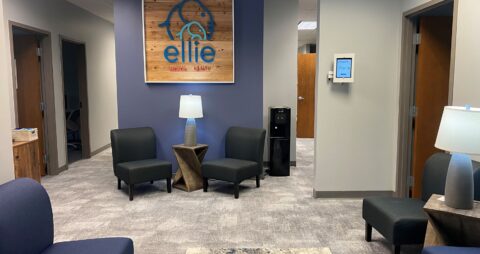 Lobby of Ellie Mental Health Uniontown, Ohio Clinic