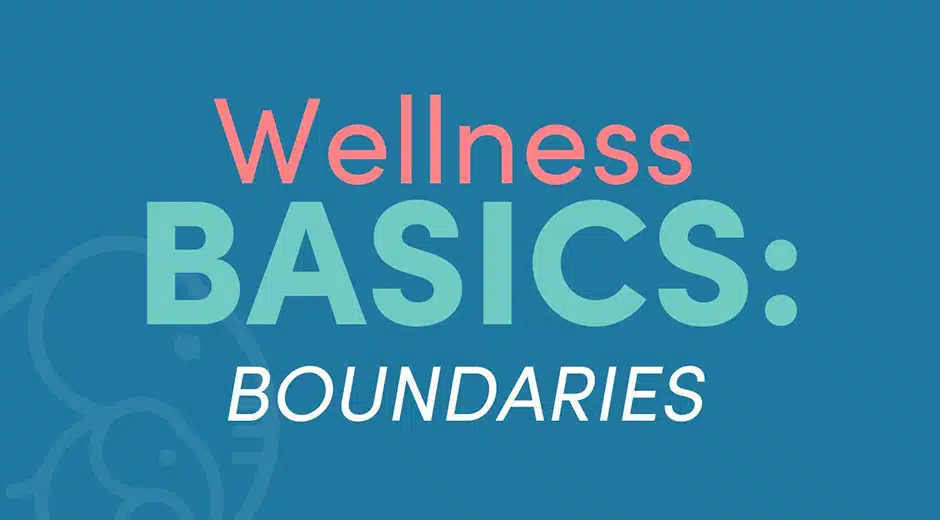 Wellness Basics - Boundaries video screenshot