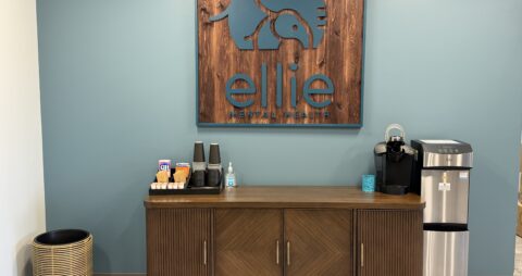 Ellie Mental Health Kansas City North Oak, KS Clinic Lobby Sign