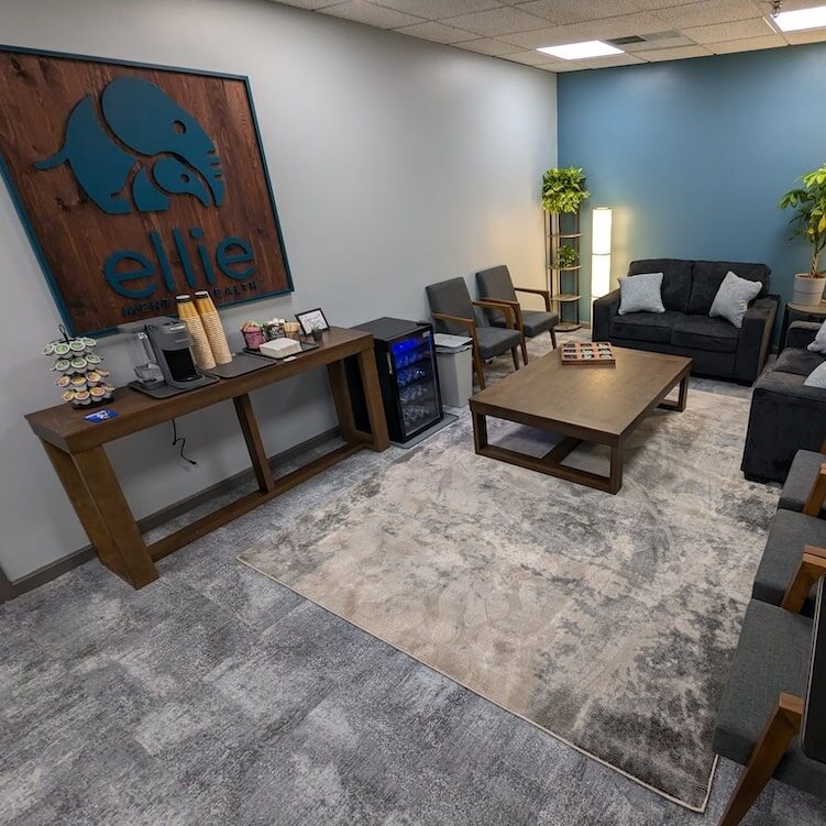 Ellie Mental Health Chelmsford, MA Clinic Lobby