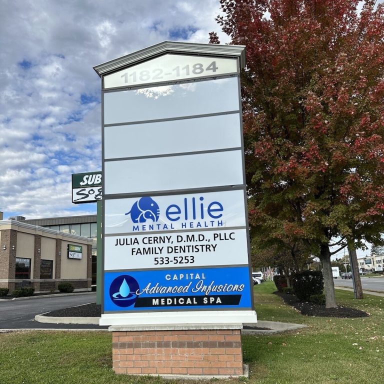 Ellie Mental Health Latham, NY Clinic Building Sign